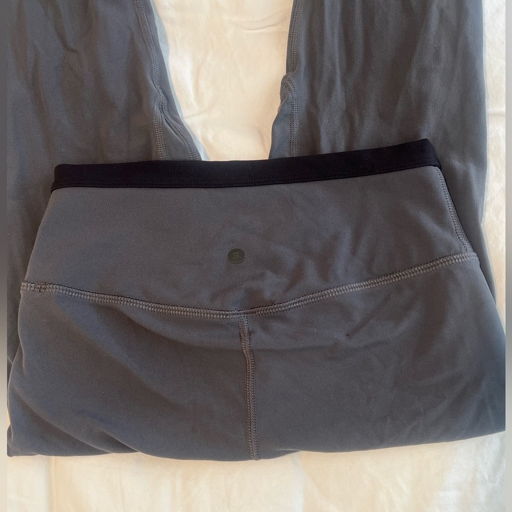 Full length gray leggings